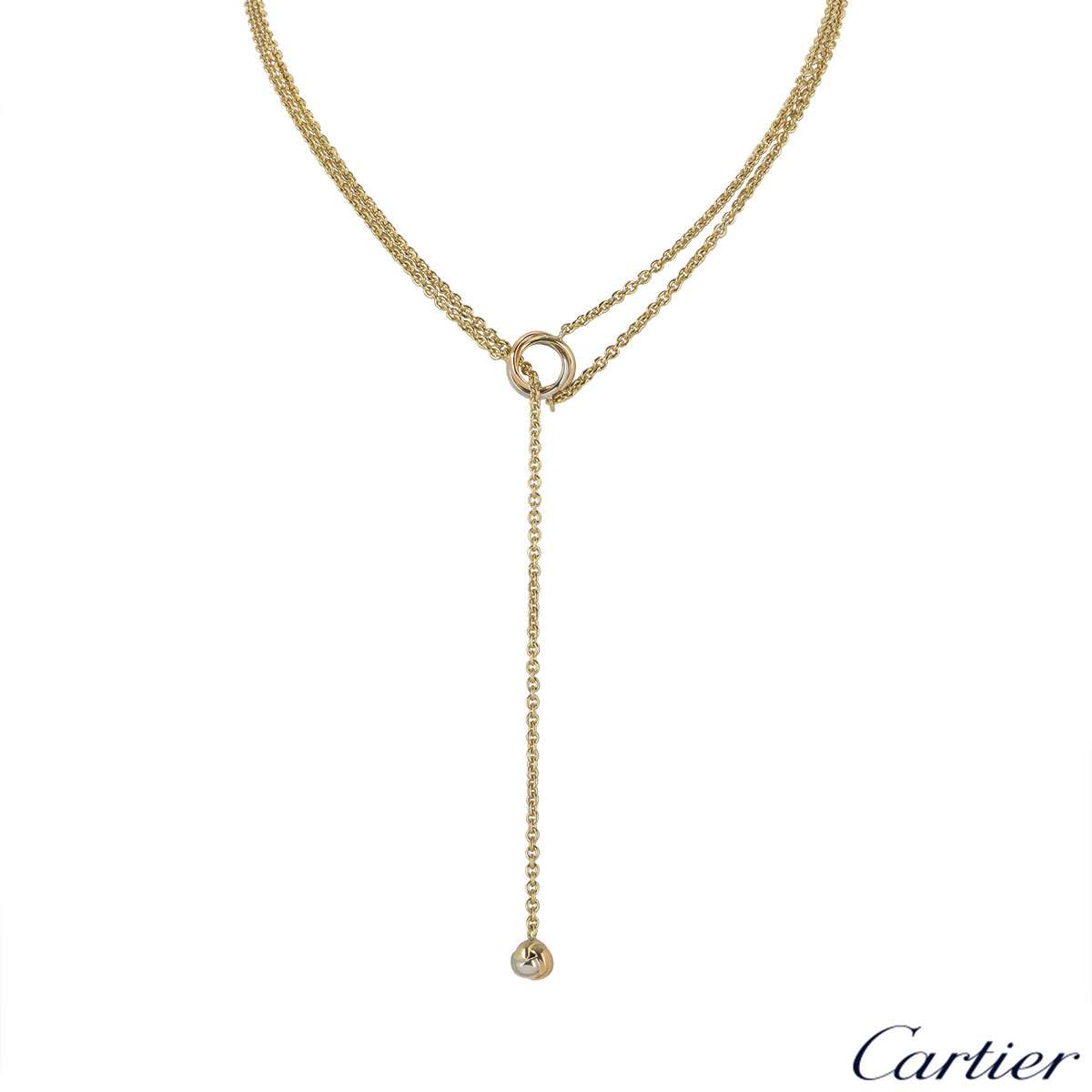 cartier trinity baby necklace